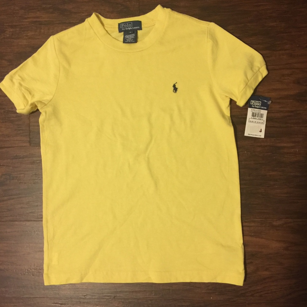 NWT Polo Ralph Lauren Boys Top Yellow Size 6